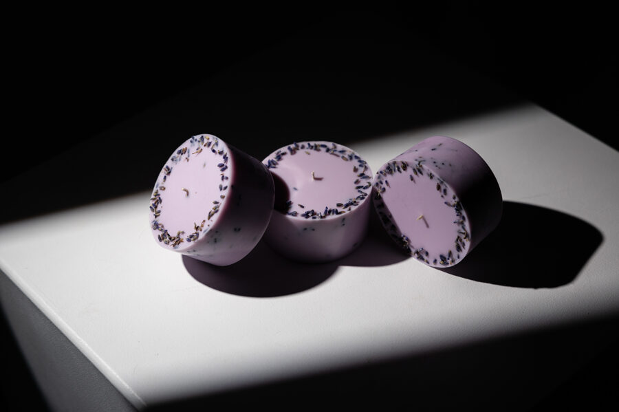 Aromātiska sojas vaska svece - ''Lavanda''