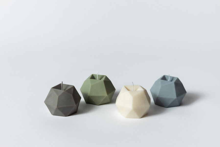 Sojas vaska svece "Dimants"