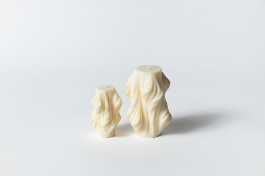 Sojas vaska svece ''Viļņainā''