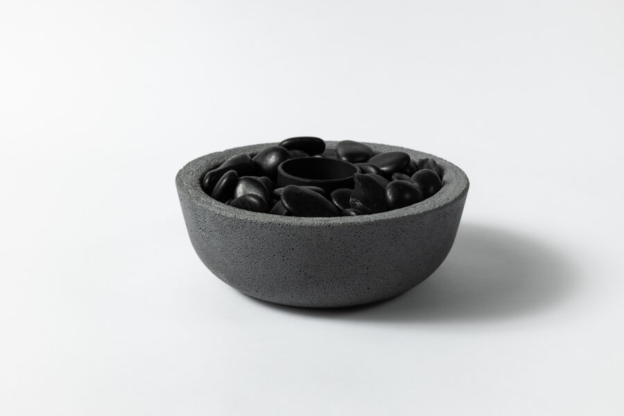 Betona bļoda "Uguns" 22cm diametrā